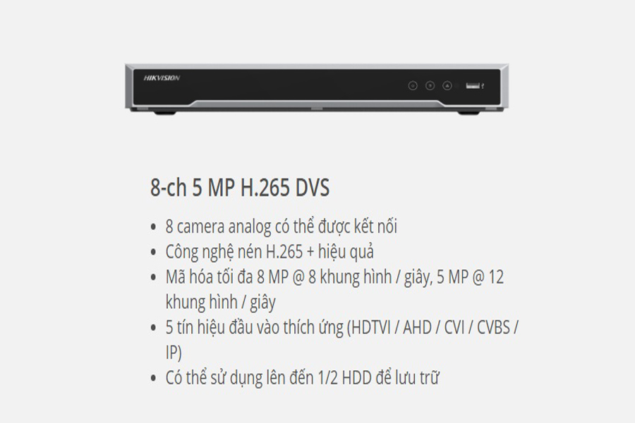 Đầu ghi hikvision